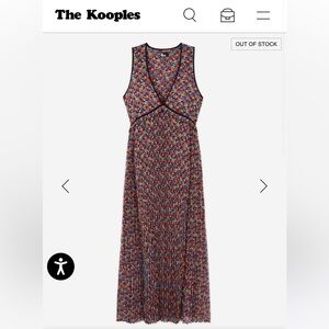 The Kooples Floral Midi Dress